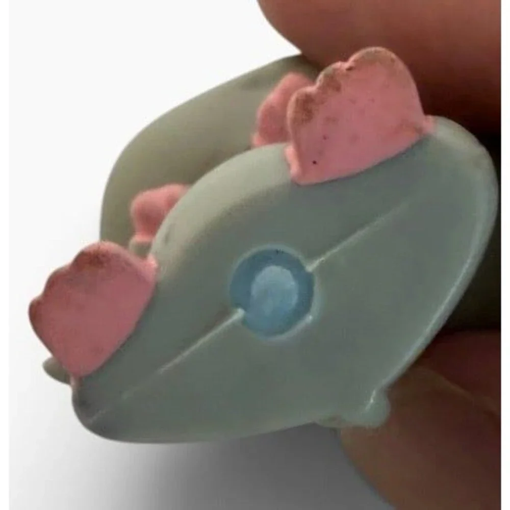 Littlest Pet Shop No. 80 Gray Mouse w/ Pink Ears & Blue Eyes Hasbro 2006